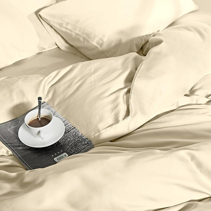 Cuddle Nature Bamboo Creme Dekbedovertrek 200 x 240 cm