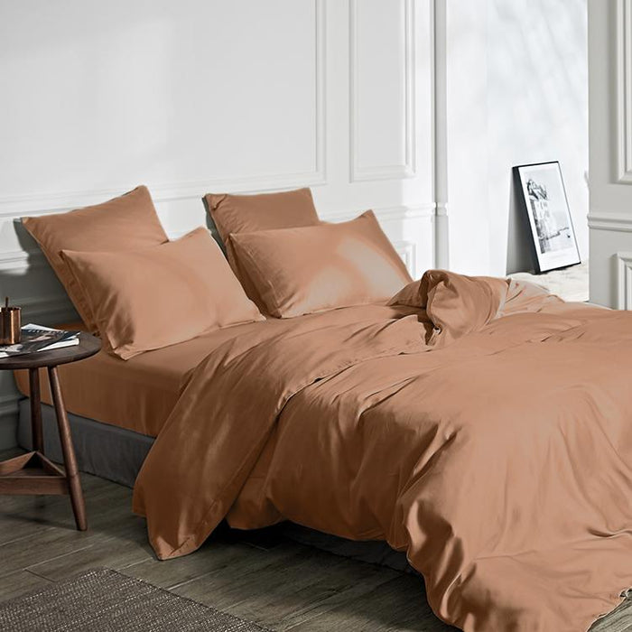 Cuddle Nature Bamboo Brons Dekbedovertrek 200 x 240 cm