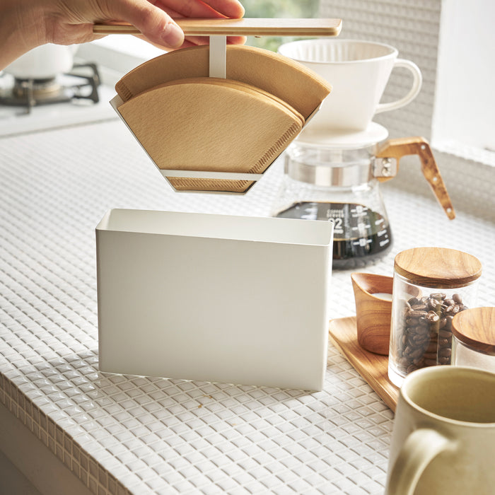 Yamazaki Koffiefilterhouder Tosca - Wit