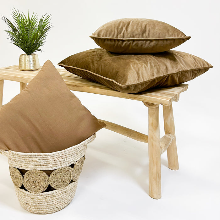 Dutch Decor sierkussen FINN - 60x60 cm Tobacco Brown