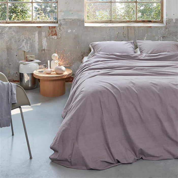 vtwonen Natural Stone Dekbedovertrek 240 x 200/220 cm - Lila