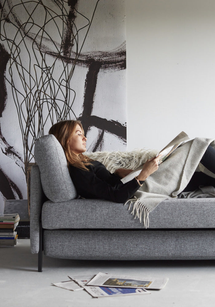 Innovation Cubed met Armleuning 160 Slaapbank Grijs