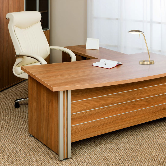 Mexlite - tafellamp - Eloi - brons - glas metaal - Ø 17cm - LED - 1315BR