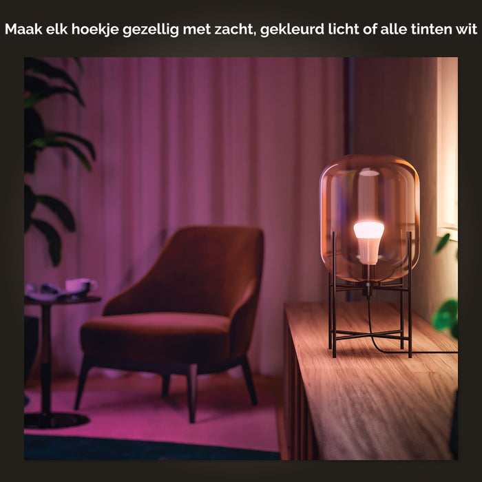 Philips Hue White & Color Ambiance Lichtbron - E27 - 2-pack