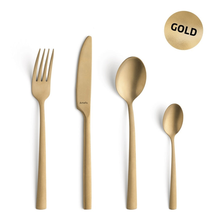 Amefa Manille Vintage Bestekset 16-delig - Goud