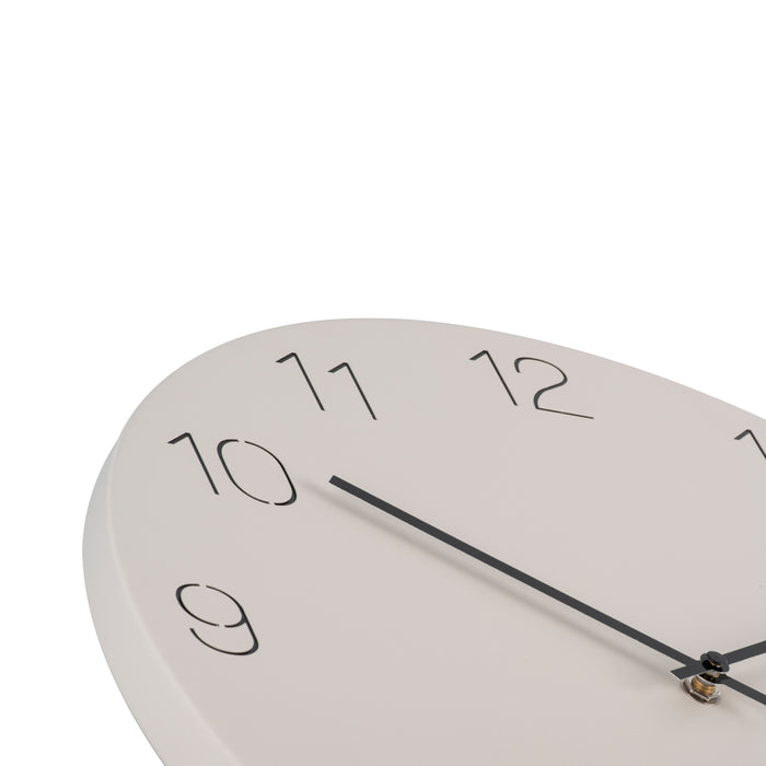 Karlsson Charm Wandklok - Warm grijs