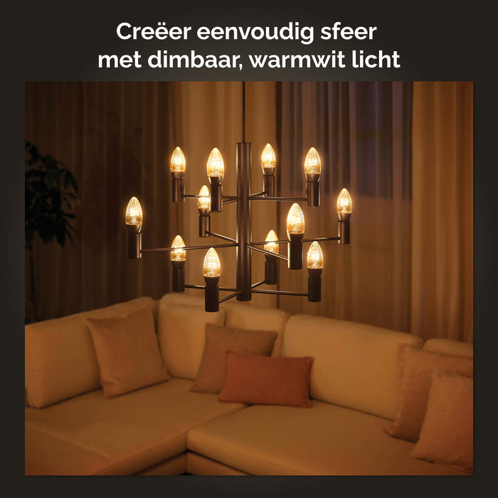 Philips Hue Filament Lichtbron - E14 - 2-pack