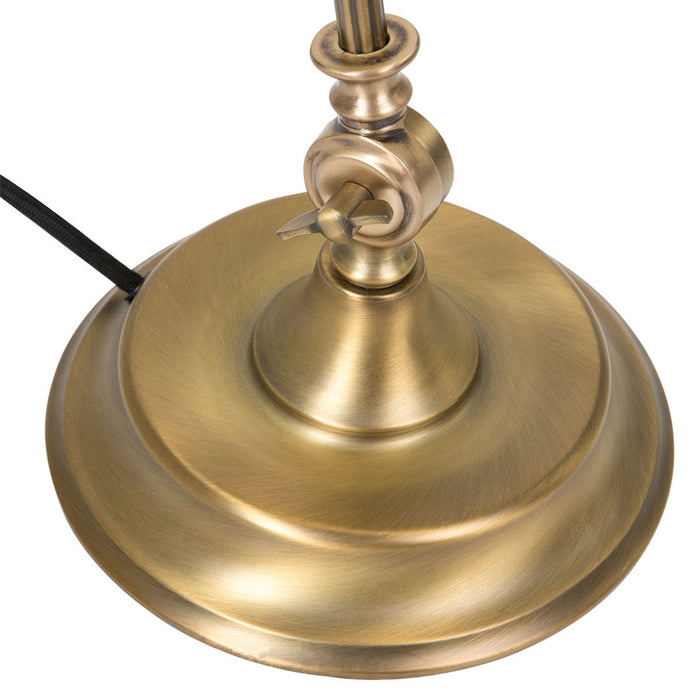 Mexlite Tafellamp Notaris Brons - Groen Fitting E27