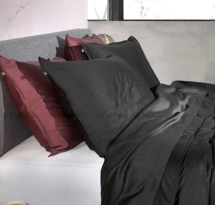 Zo Home Satinado Kussensloop Katoen Satijn - night black 60x70cm