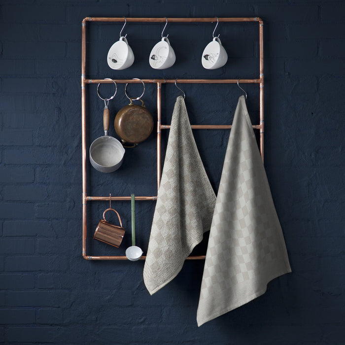 DDDDD keukendoek Barbeque - 50x55cm - Taupe - 6 stuks