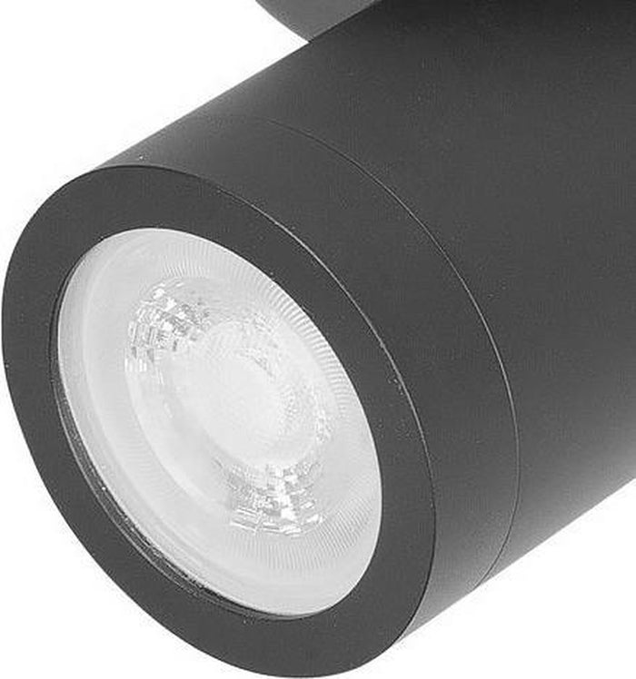 HighLight opbouwspot Oliver 2L balk - zwart