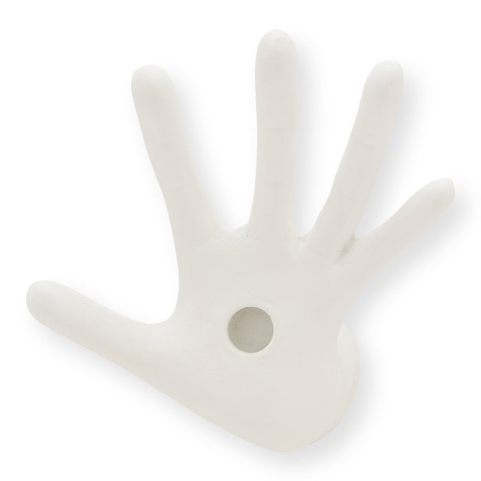 vtwonen Ecomix Wide Hand Kandelaar - Mat Wit