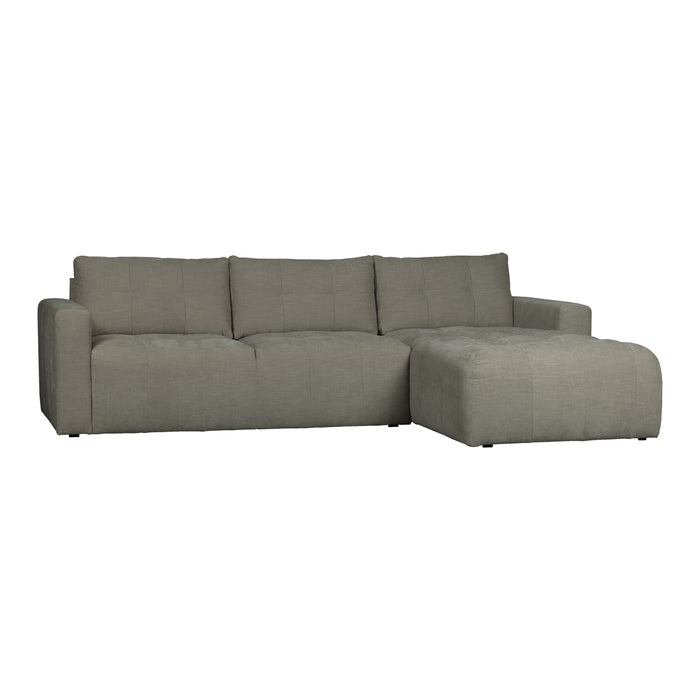 vtwonen Bar Chaise Longue - Rechts - Warm grijs