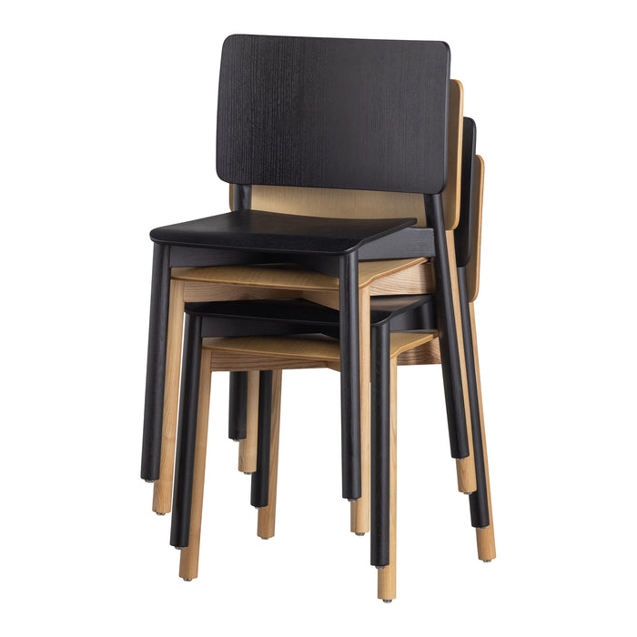 WOOOD Karel Eetkamerstoel - Zwart