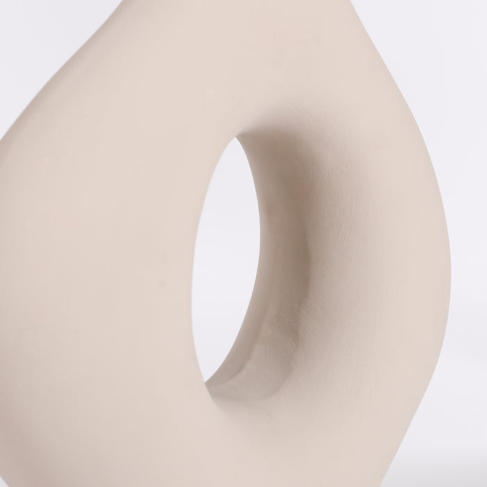 Casa Vivante Dago Kandelaar - L16,5 x B8 x H35 cm - Wit