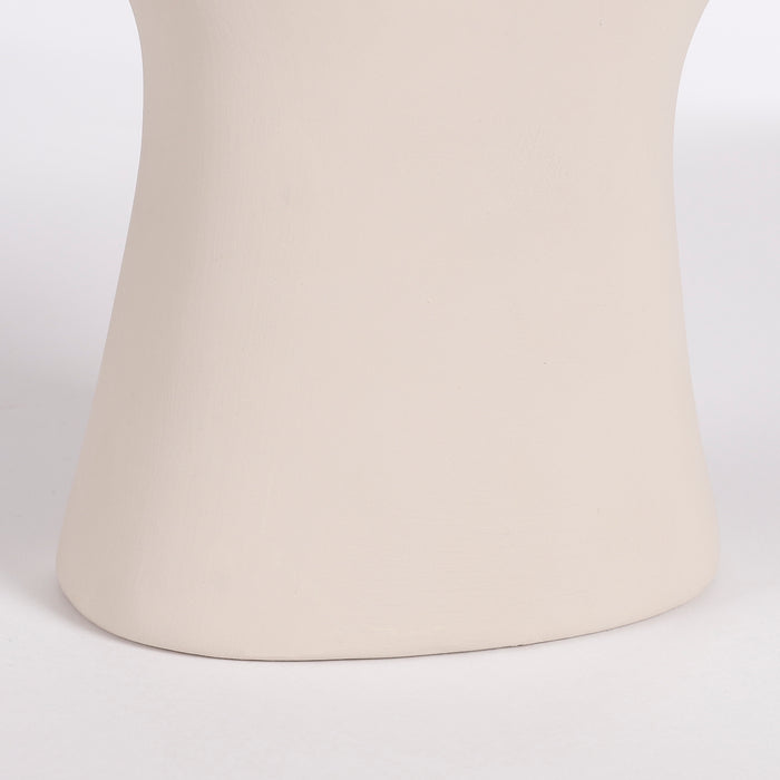 Casa Vivante Dago Kandelaar - L16,5 x B8 x H35 cm - Wit