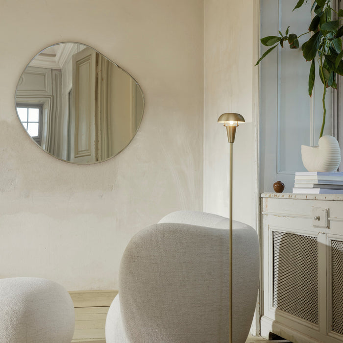 Ferm Living Pond Spiegel - XL - Dark Chrome Frame