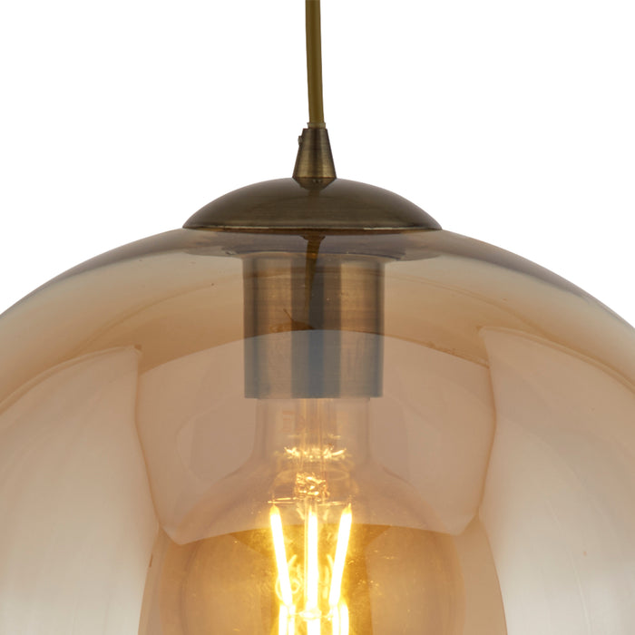 Searchlight Balls Hanglamp - Brons