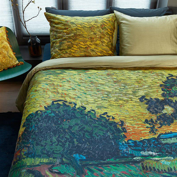 Beddinghouse x Van Gogh Museum Evening Twilight Dekbedovertrek 200 x 200/220 cm - Oker