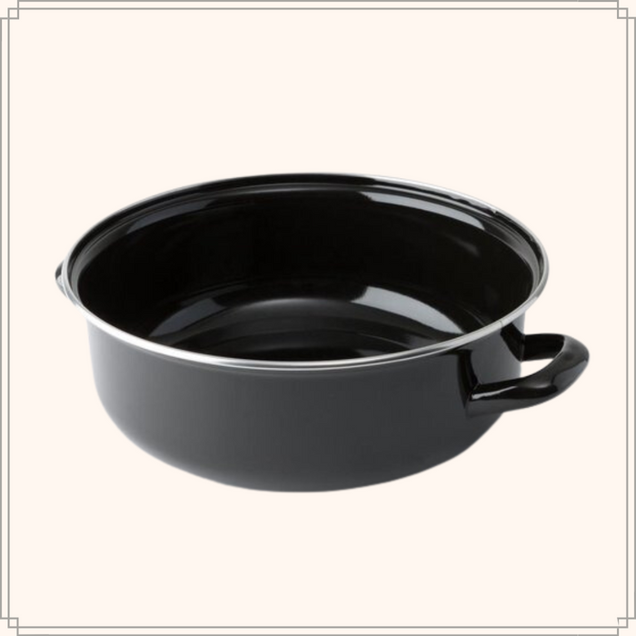 OTIX Braadpan Inductie Met deksel Emaille 6 liter 28 cm Alle Warmte...
