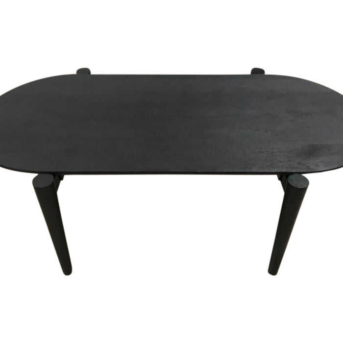 Mister Habitat - The U-Mamba - Salontafel - Zwart - Mangohout - Staal