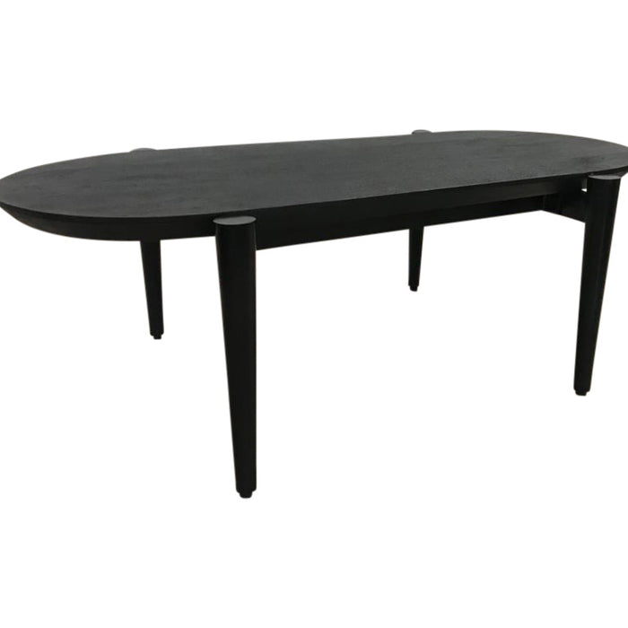 Mister Habitat - The U-Mamba - Salontafel - Zwart - Mangohout - Staal