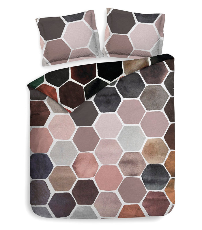 Heckett Lane Dekbedovertrek Katoen Twill Akos - multi