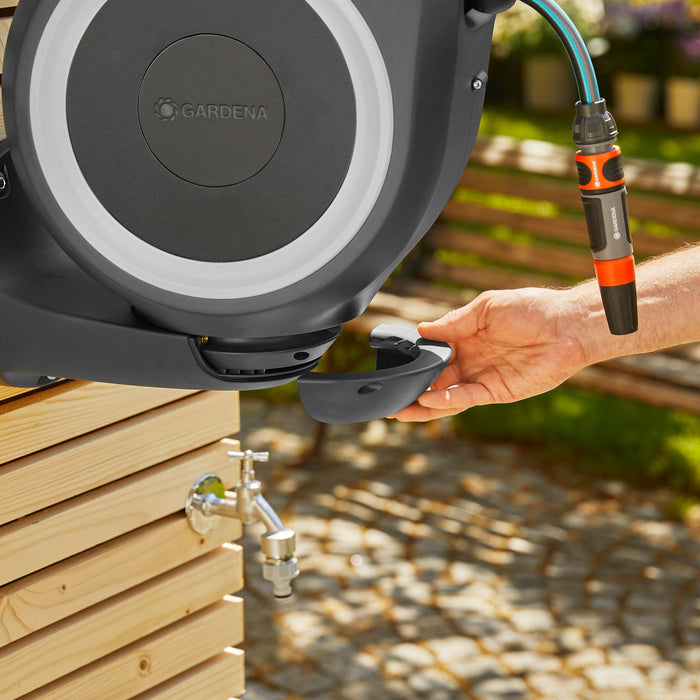 Gardena RollUp Wandslangenbox 15 m - Wit