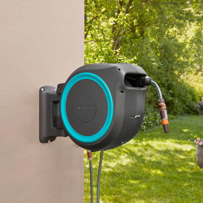 Gardena RollUp Wandslangenbox 25 m - Antraciet
