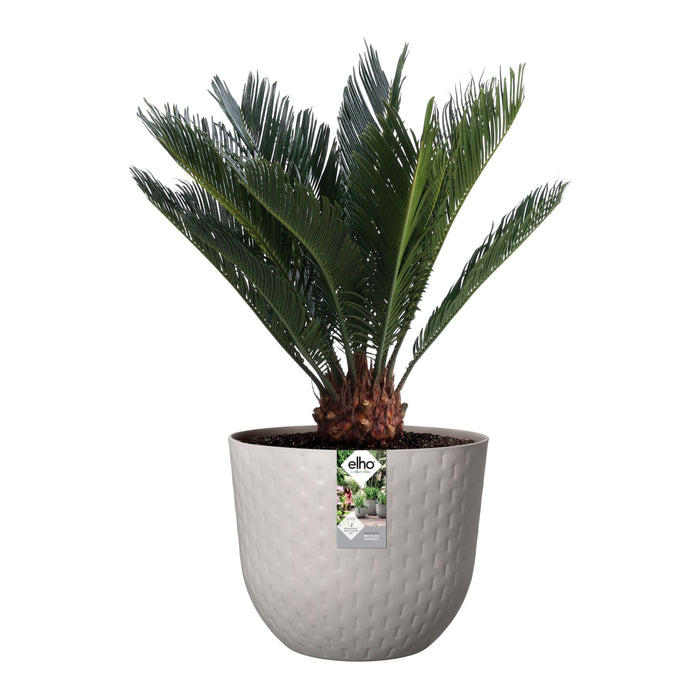 Elho Fuente Grains Bloempot 38 cm - Grijs