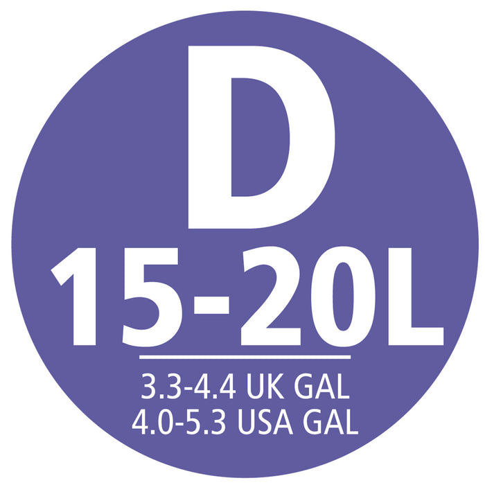 Brabantia Type D PerfectFit Afvalzak 15-20 Liter - 20 zakken