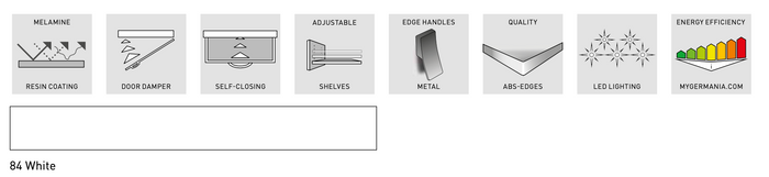 Germania Tulsa Badkamerkast Hoog