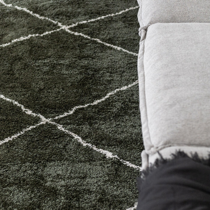 Interieur05 Vloerkleed Berber Nea Groen 240x330cm