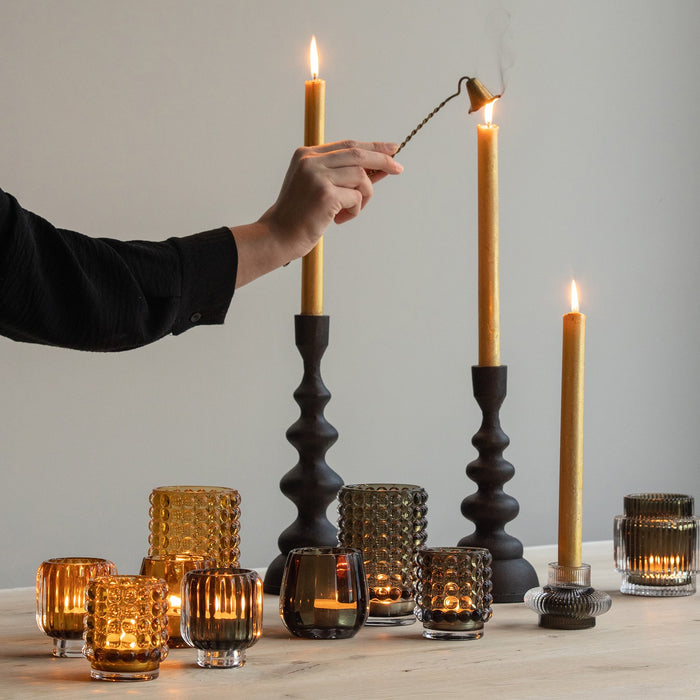 WOOOD Twisted Kandelaar - Brons