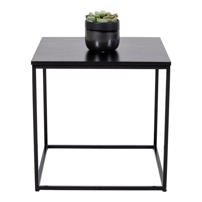 Hioshop Viggo salontafel hoektafel zwart.