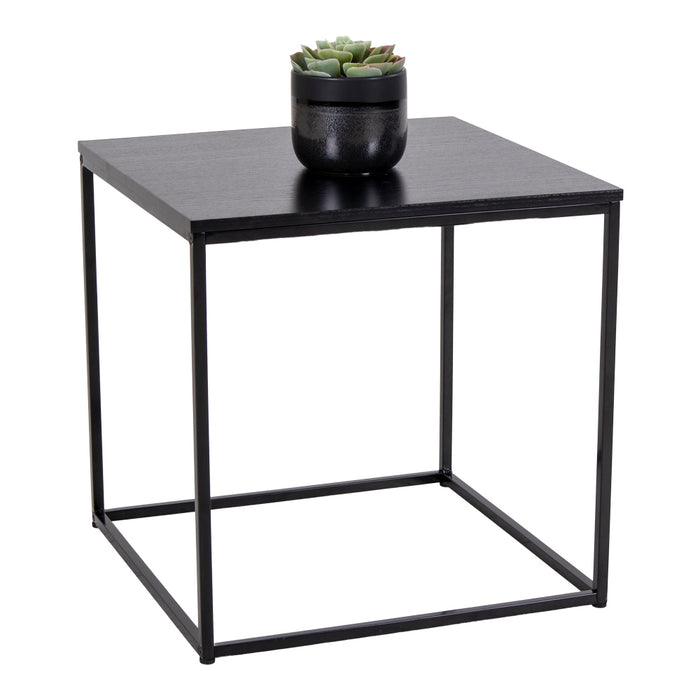 Hioshop Viggo salontafel hoektafel zwart.