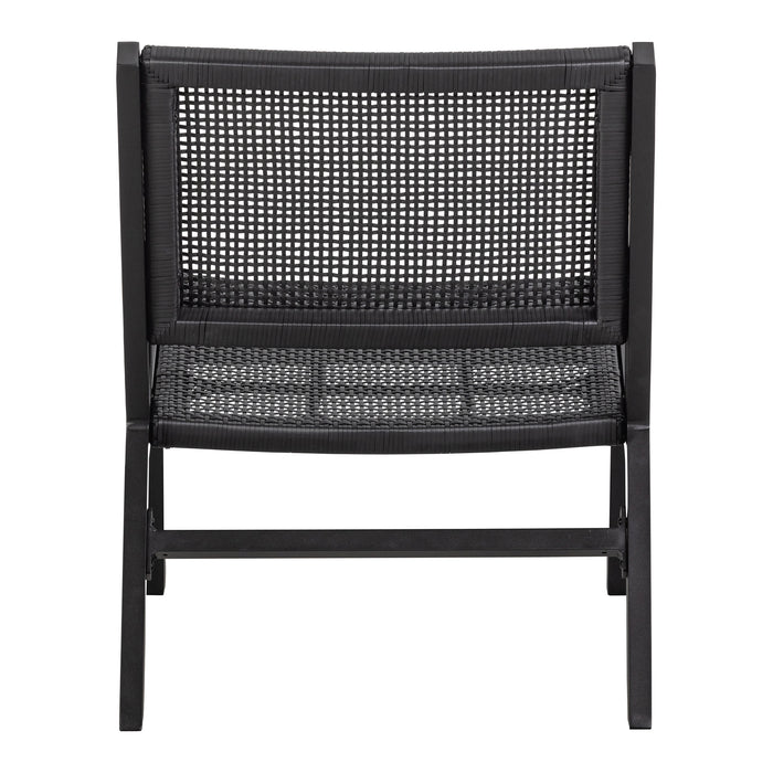 Woood Puk Fauteuil Met Armleuning - Zwart