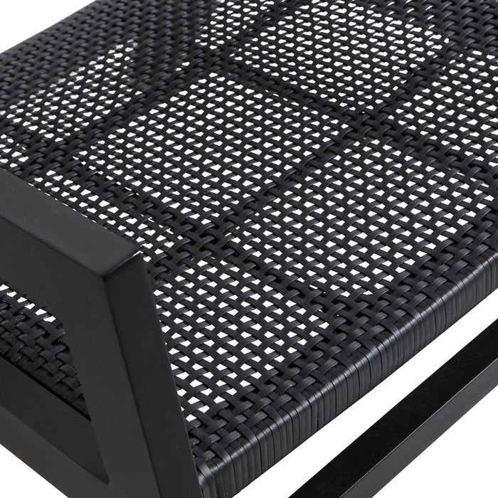 Woood Puk Fauteuil Met Armleuning - Zwart