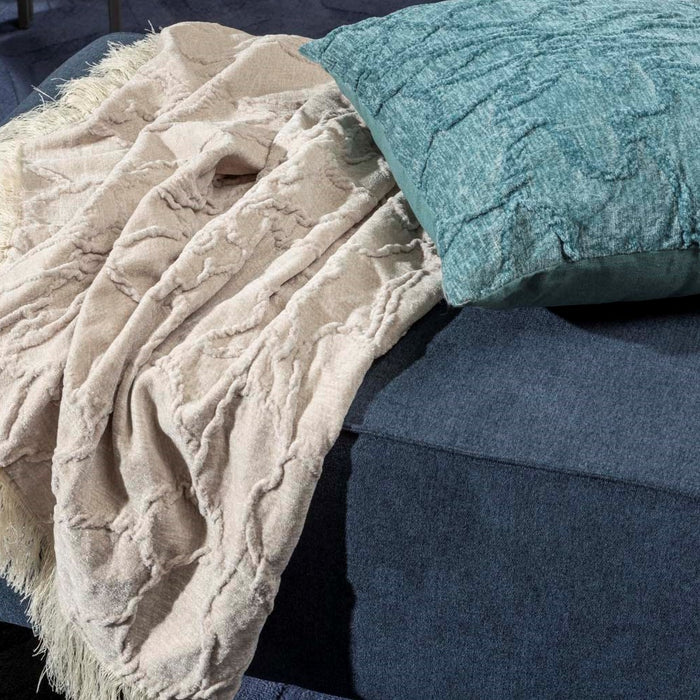 Dutch Decor plaid FLORINE - 140x180 cm Pumice Stone