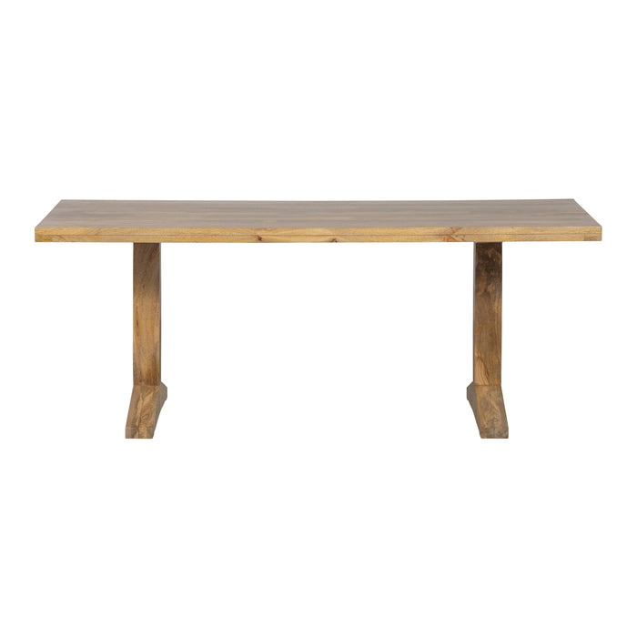 vtwonen Deck Eettafel - 200 x 90 cm - Bruin