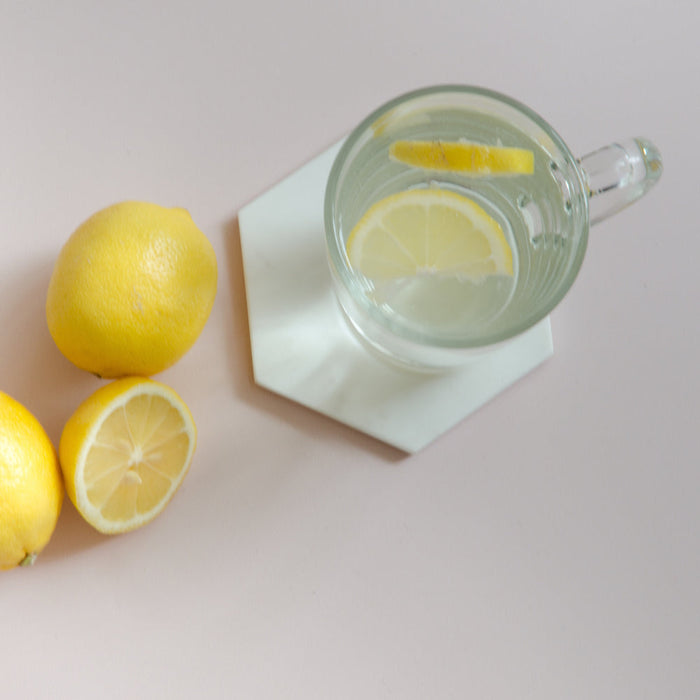 Home Delight - Onderzetter hexagon 4 wit