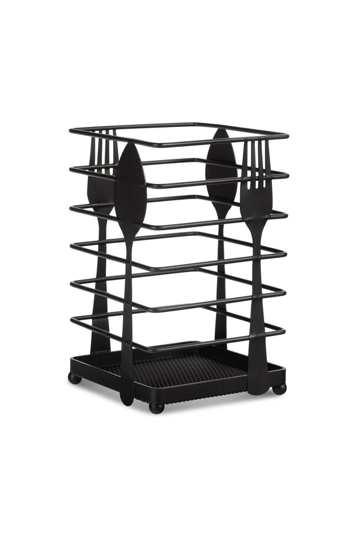 Edenberg Exclusive Line - Industriële Bestekbak - Bestekhouder Zwart -