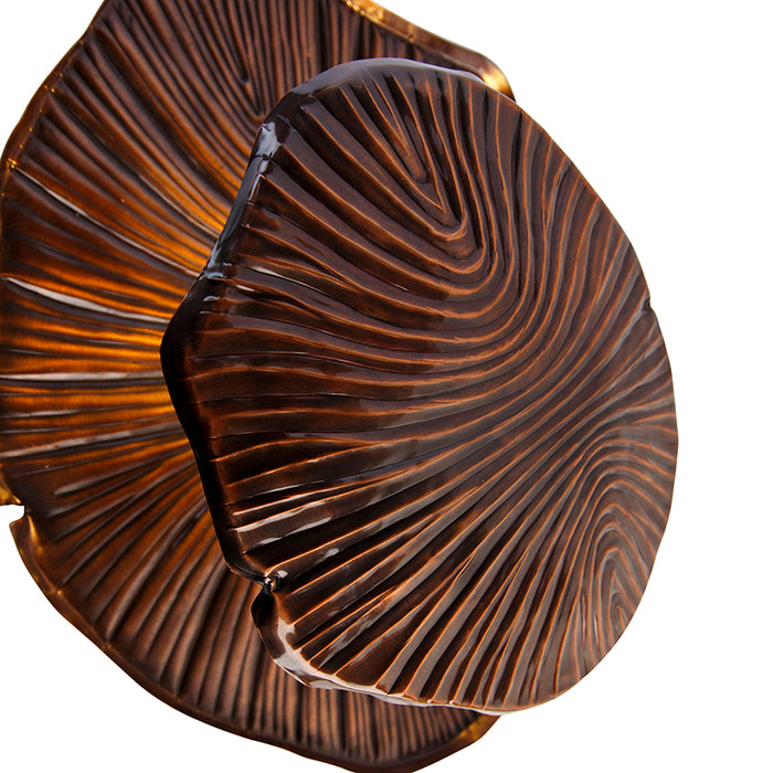 QAZQA Wandlamp sem - Koper - Design - L 30.5cm