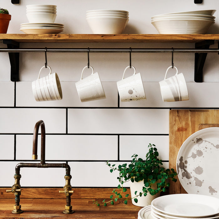 Royal Doulton Pacific Stone Mok 0,4 L - Set van 4