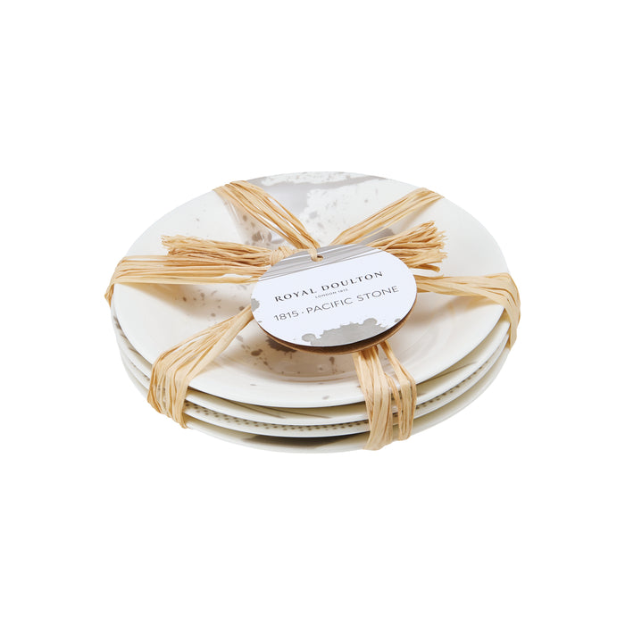 Royal Doulton Pacific Stone Bord Ø 16 cm - Set van 4