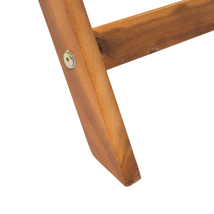 Beliani-CENTO -Tuintafel-Donkere houtkleur-140 x 75 cm-Acaciahout