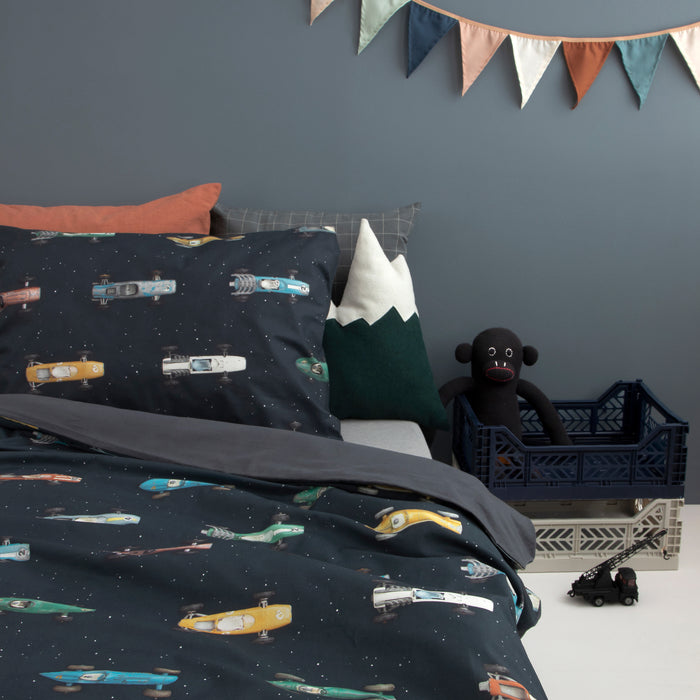 Studio Ditte Raceauto's Dekbedovertrek 140 x 200/220 cm