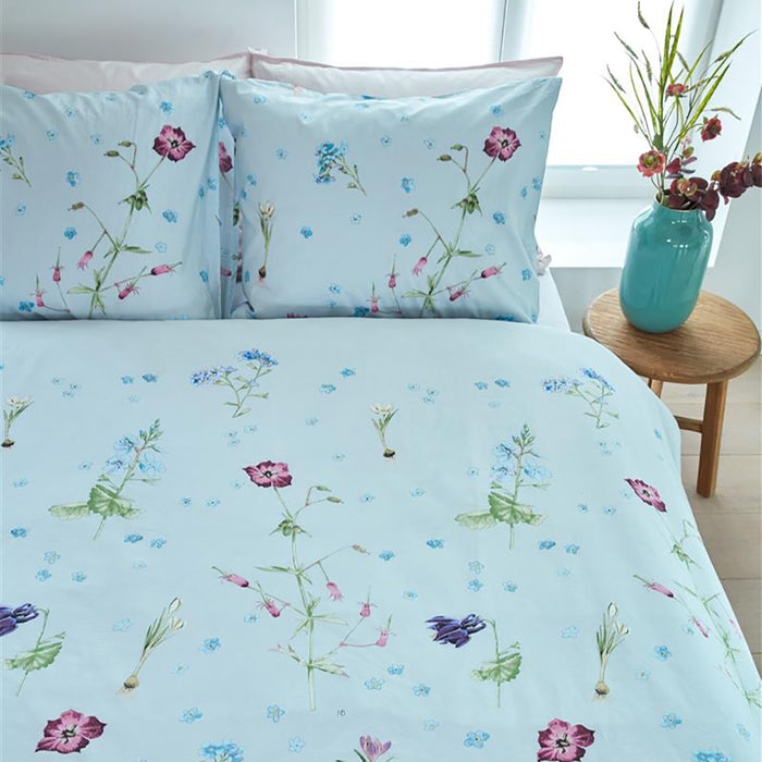 Marjolein Bastin Forget Me Not Dekbedovertrek 240 x 220 cm - Blauw/Grijs