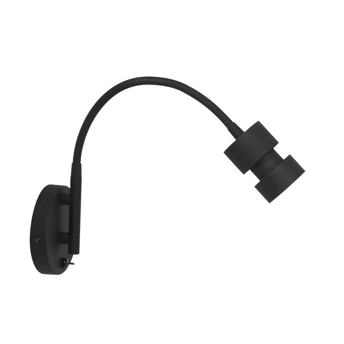 Steinhauer Wandlamp Natasja Zwart Flex 4.9 Watt Incl. Schakelaar