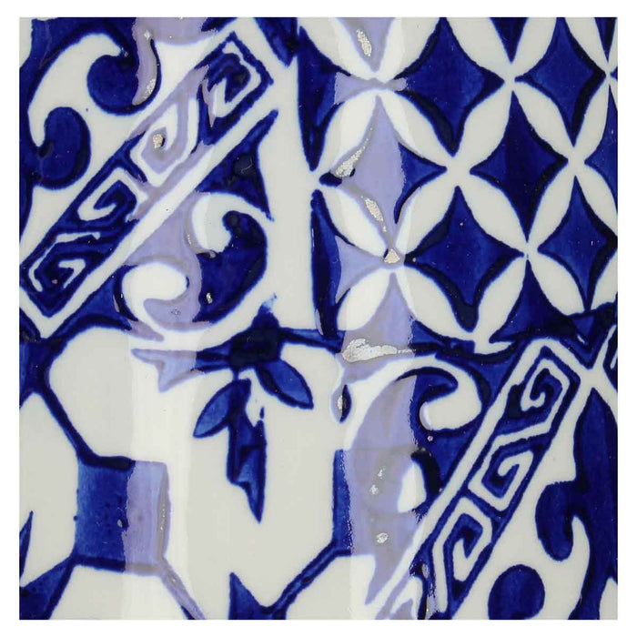 SVJ Home Decorations Vaas - H75 x Ø 16 cm - Chinees Keramiek - Blauw